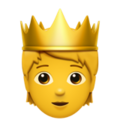 Person With Crown Emoji Apple