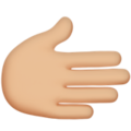 Rightwards Hand Emoji Apple
