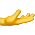 Palm Up Hand Emoji Apple