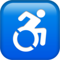 Wheelchair Symbol Emoji Apple