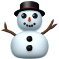 Snowman Without Snow Emoji Apple
