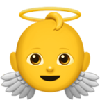 Baby Angel Emoji Apple