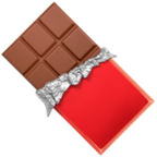 Chocolate Bar Emoji Apple