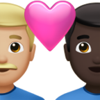 Couple With Heart Man Man Emoji Apple