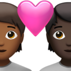 Couple With Heart Emoji Apple