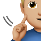 Deaf Man Emoji Apple