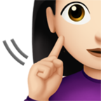 Deaf Woman Emoji Apple