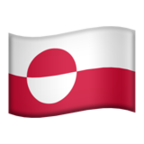 Flag Greenland Emoji Apple