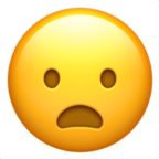 Frowning Face With Open Mouth Emoji Apple