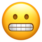 Grimacing Face Emoji Apple