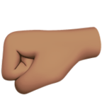 Left Facing Fist Emoji Apple