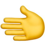 Leftwards Hand Emoji Apple