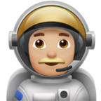 Man Astronaut Emoji Apple