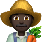 Man Farmer Emoji Apple