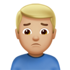 Man Frowning Emoji Apple