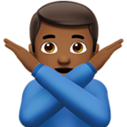 Man Gesturing No Emoji Apple