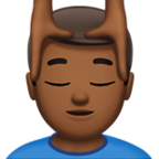 Man Getting Massage Emoji Apple