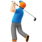 Man Golfing Emoji Apple