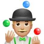 Man Juggling Emoji Apple