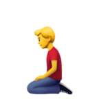 Man Kneeling Emoji Apple