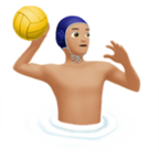 Man Playing Water Polo Emoji Apple