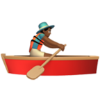 Man Rowing Boat Emoji Apple