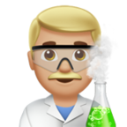 Man Scientist Emoji Apple
