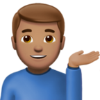 Man Tipping Hand Emoji Apple