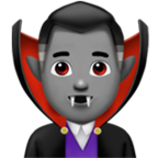 Man Vampire Emoji Apple