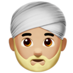 Man Wearing Turban Emoji Apple