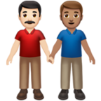 Men Holding Hands Emoji Apple