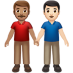 Men Holding Hands Emoji Apple