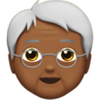 Older Person Emoji Apple