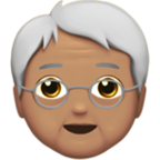 Older Person Emoji Apple