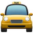 Oncoming Taxi Emoji Apple
