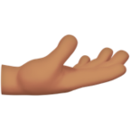 Palm Up Hand Emoji Apple
