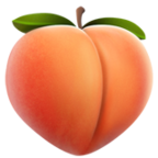 Peach Emoji Apple
