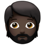 Person Beard Emoji Apple