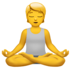 Person In Lotus Position Emoji Apple