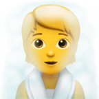 Person In Steamy Room Emoji Apple