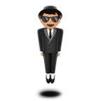 Person In Suit Levitating Emoji Apple