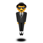 Person In Suit Levitating Emoji Apple