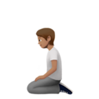 Person Kneeling Emoji Apple