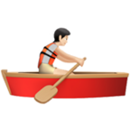 Person Rowing Boat Emoji Apple