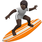 Person Surfing Emoji Apple