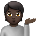 Person Tipping Hand Emoji Apple