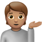 Person Tipping Hand Emoji Apple