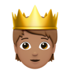 Person With Crown Emoji Apple