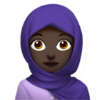 Person With Headscarf Emoji Apple