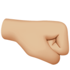 Right Facing Fist Emoji Apple